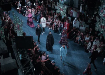 Ilustrasi foto gelaran fashion show.